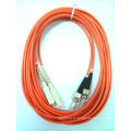 Mm duplex 2 mm sfp amp fibre optique cordon de raccordement, sc / upc à fc / upc cordon de connexion optique